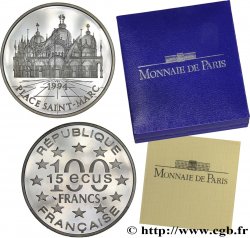 Belle Epreuve 15 écus / 100 francs - Place Saint-Marc (Venise, Italie) 1994  F5.2008 1