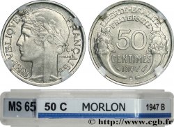 50 centimes Morlon, légère 1947 Beaumont-Le-Roger F.194/11