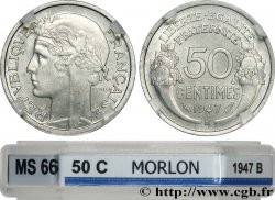 50 centimes Morlon, légère 1947 Beaumont-Le-Roger F.194/11