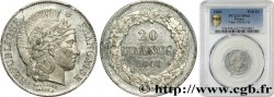Concours de 20 francs, essai en étain de Vauthier-Galle 1848 Paris VG.3038 var