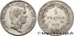 5 francs type Tiolier avec le I, tranche en creux 1831 Bordeaux F.315/20