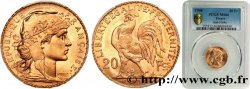 20 francs or Coq, Liberté Égalité Fraternité 1908 Paris F.535/2