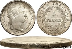 5 francs Napoléon Empereur, Empire français, tranche fautée 1813 Rouen F.307/59