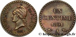 Un centime Dupré, IIe République 1851 Paris F.101/8