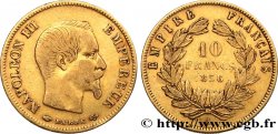 10 francs or Napoléon III, tête nue 1856 Paris F.506/3 TB35 