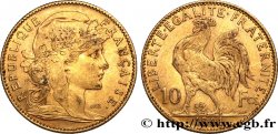 10 francs or Coq 1901 Paris F.509/5 XF45 