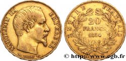 20 francs or Napoléon III, tête nue 1854 Paris F.531/2 TTB45 