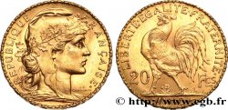 20 francs or Coq, Liberté Égalité Fraternité 1912 Paris F.535/6 MS 