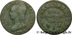 Cinq centimes Dupré, grand module 1797 Limoges F.115/23