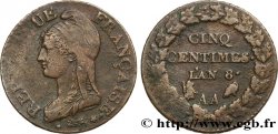 Cinq centimes Dupré, grand module 1800 Metz F.115/102