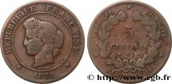 5 centimes Cérès, petit A 1872 Paris F.118/5
