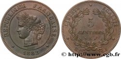 5 centimes Cérès 1882 Paris F.118/23 TTB 