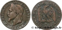 Cinq centimes Napoléon III tête laurée  1861 Bordeaux F.117/6 TB15 