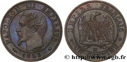Un centime Napoléon III, tête nue 1853 Marseille F.102/7 TTB48 