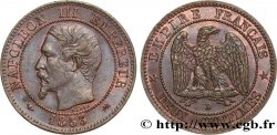 Deux centimes Napoléon III, tête nue 1853 Lyon F.107/5