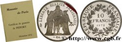 Piéfort argent de 10 francs Hercule 1972  F.364/11P