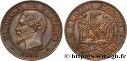 Deux centimes Napoléon III, tête nue 1855 Bordeaux F.107/33 TTB52 