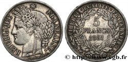 5 francs Cérès, IIe République 1851 Paris F.327/7