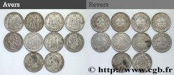 Lot de dix écus de 5 francs n.d.  F.-/
