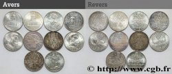 Lot de 10 pièces de 100 francs commémoratives - - F.-/
