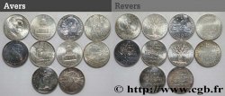 Lot de 10 pièces de 100 francs commémoratives - - F.-/