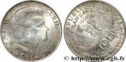 Faux de 100 francs Marie Curie, désaxé à 10 heures 1984  F.452/2 var. AU 