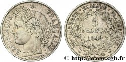 5 francs Cérès, IIe République, Main/Main 1849 Paris F.327/2 TB+ 