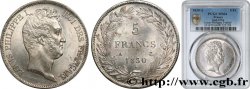 5 francs type Tiolier avec le I, tranche en relief 1830 Paris F.316/1
