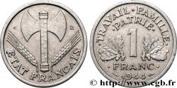 1 franc Francisque, légère, Petit c 1944 Castelsarrasin F.223/8