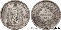 5 francs Hercule, dite “Camélinat” 1871 Paris F.334/3