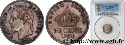 50 centimes Napoléon III, tête laurée 1864 Paris F.188/2