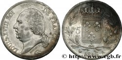 5 francs Louis XVIII, tête nue 1816  Paris F.309/1 XF 