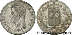 5 francs Charles X, 1er type 1826 La Rochelle F.310/19 VF35 
