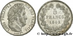 5 francs IIe type Domard 1842 Rouen F.324/96 AU53 