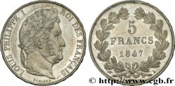 5 francs IIIe type Domard 1847 Paris F.325/14 AU 
