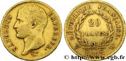20 francs Napoléon tête nue, type transitoire 1807 Lille F.514/4