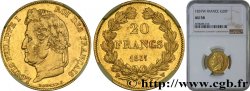20 francs or Louis-Philippe, Domard 1837 Lille F.527/17