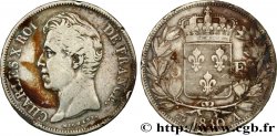 5 francs Charles X 2e type, tranche en relief 1830 Paris F.312/1 MB 