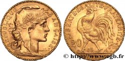 20 francs or Coq, Liberté Égalité Fraternité 1907 Paris F.535/1 SUP+ 
