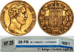 20 francs or Charles X 1828 Nantes F.520/9