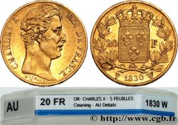 20 francs or Charles X 1830 Lille F.521/7