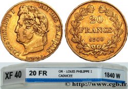 20 francs or Louis-Philippe, Domard 1840 Lille F.527/23