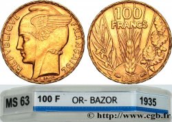 100 francs or, Bazor 1935 Paris F.554/6