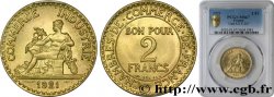 2 francs Chambres de Commerce 1921  F.267/3 FDC67 PCGS