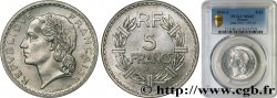 5 francs Lavrillier, aluminium 1945 Castelsarrasin F.339/5 FDC65 PCGS