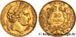 20 francs or Cérès 1850 Paris F.529/3 AU50 