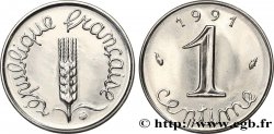1 centime Épi, BU (Brillant Universel), frappe médaille 1991 Pessac F.106/49
