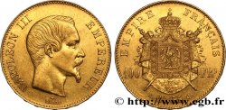 100 francs or Napoléon III, tête nue 1855 Paris F.550/1