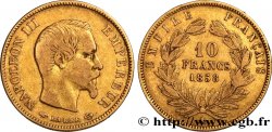 10 francs or Napoléon III, tête nue, grand module 1858 Paris F.506/5