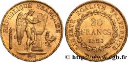 20 francs or Génie, Troisième République 1893 Paris F.533/17